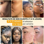 Masque et crème exfoliants en sachet