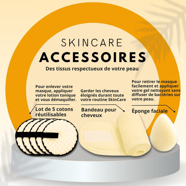 Kit d'accessoires de soins de la peau