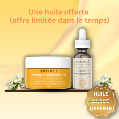 Masque anti-imperfections au Curcuma